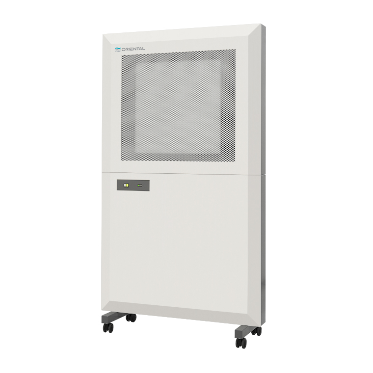 HEPAフィルター付きパーテーション