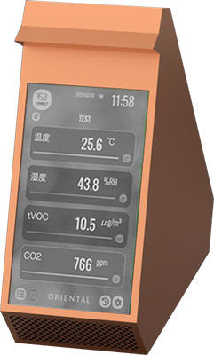 IAQモニタリングユニット 「KANARIYA」