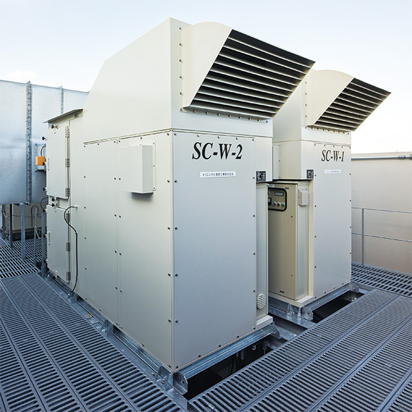 乾式スクラバーファン内蔵/充填タイプ DSF