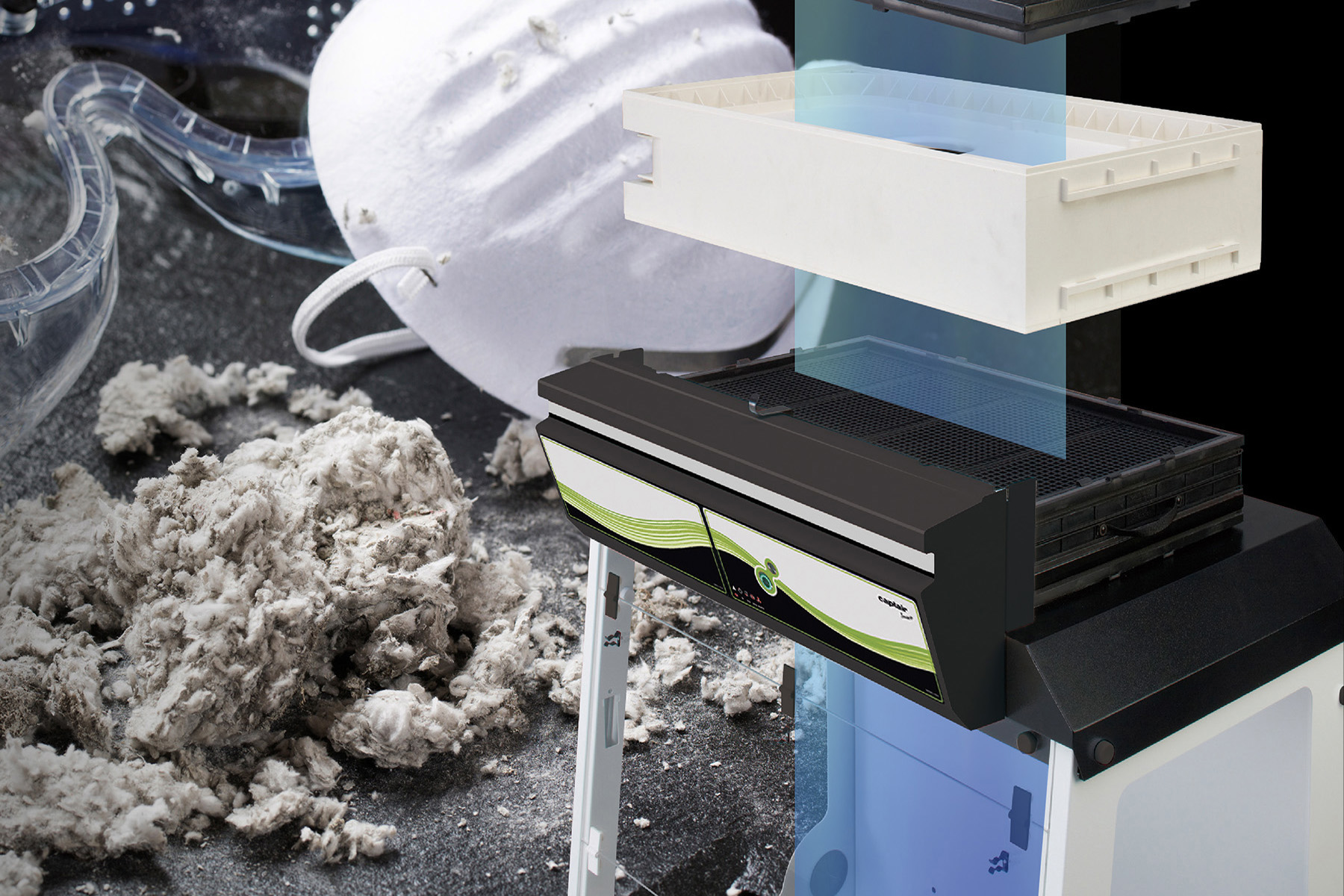 分析室の新しい<br>アスベスト（石綿）暴露対策ソリューション