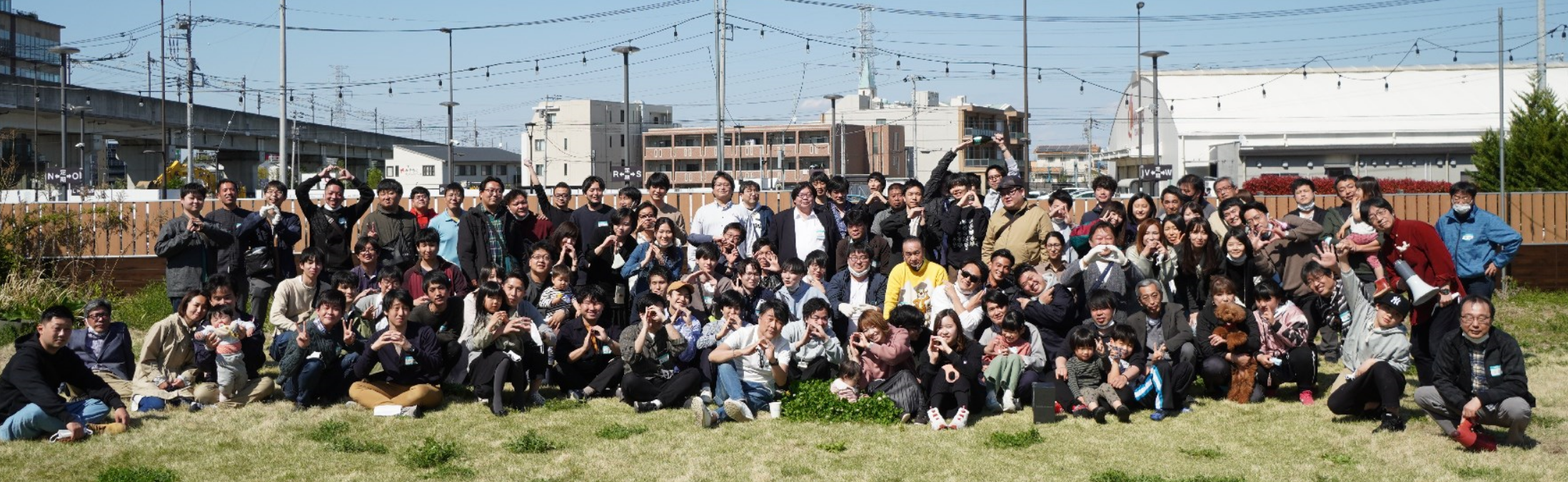 新入社員歓迎BBQ集合写真