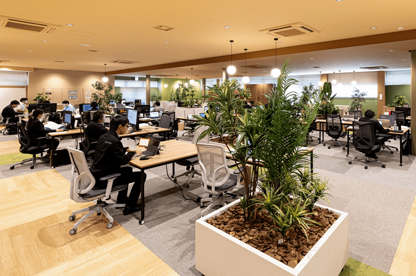 プロダクションセンター内装